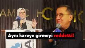 Radiye Sezer Katırcıoğlu, Lütfü Türkkan ile aynı kareye girmeyi reddetti