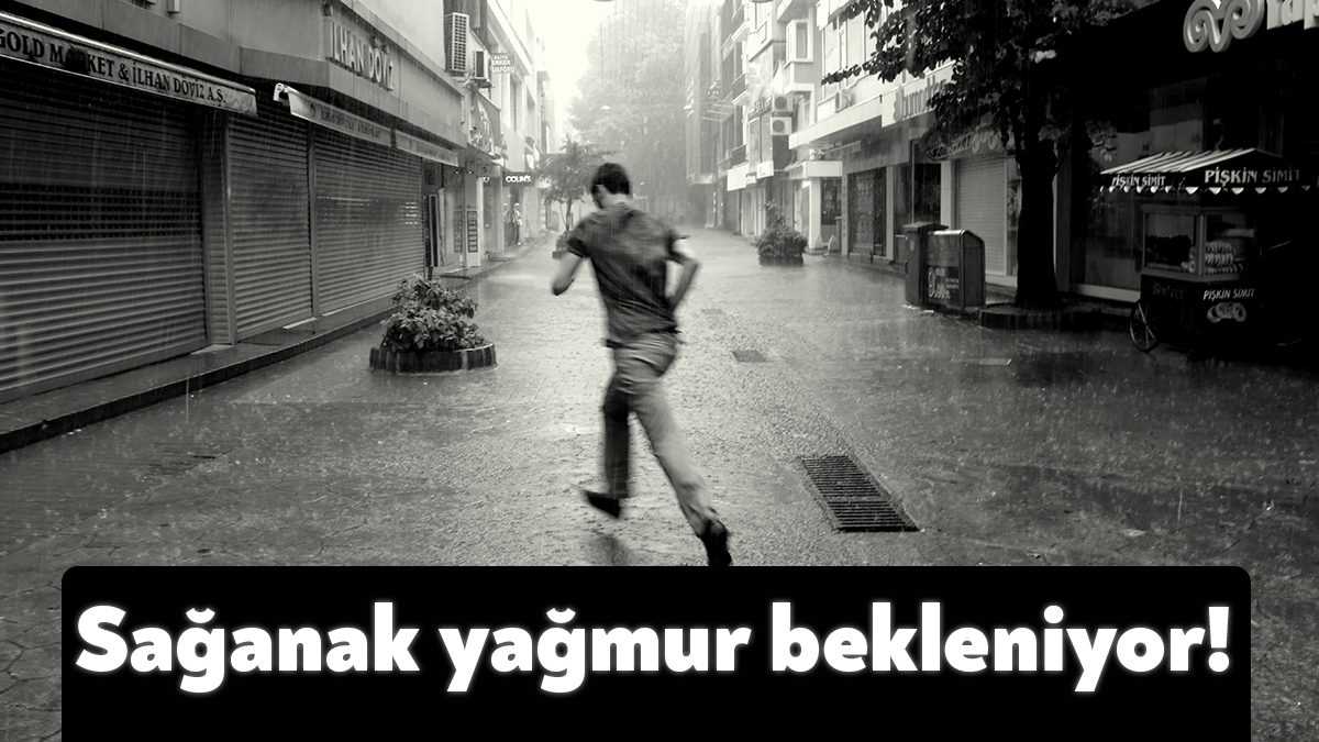 Meteoroloji Genel Müdürlüğü verilerine göre İstanbul ve Kocaeli'de ise sağanak