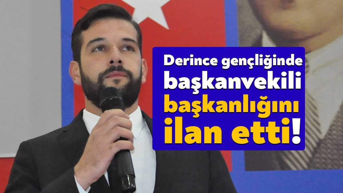 AK Parti Derince Danışma Toplantısında konuşan AK Parti Gençlik Kolları