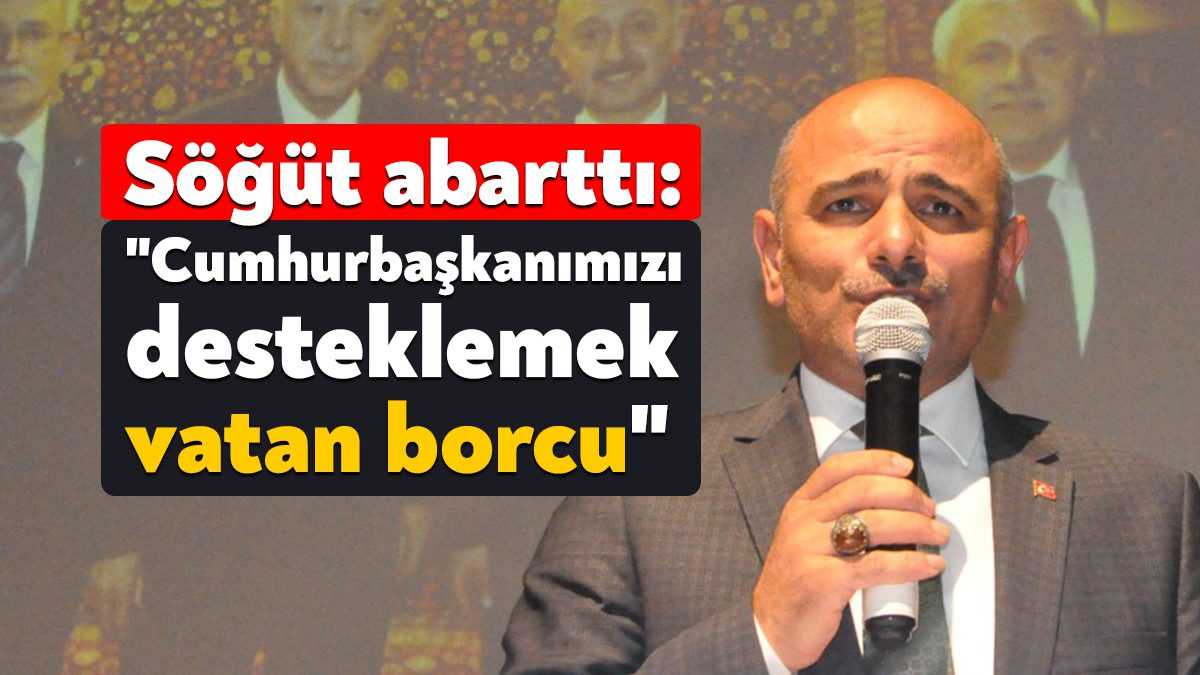 AK Parti Körfez İlçe Danışma toplantısında konuşan Körfez Belediye Başkanı