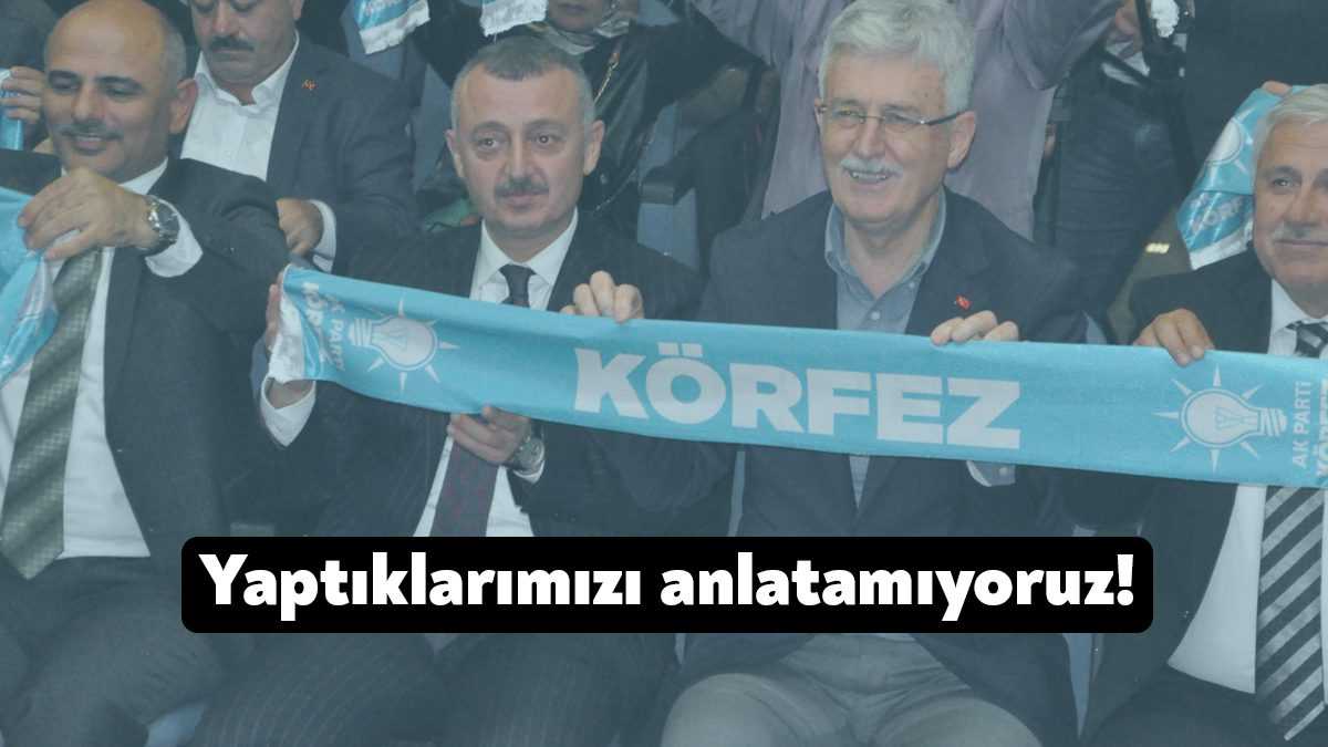 AK Parti Körfez İlçe Danışma Toplantısı’nda konuşan AK Parti Kocaeli