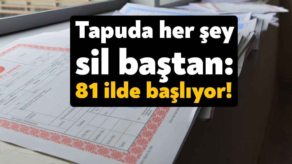 Tapuda Elektronik Kimlik Doğrulama Sistemi (EKDS) artık Türkiye genelinde kullanılmaya