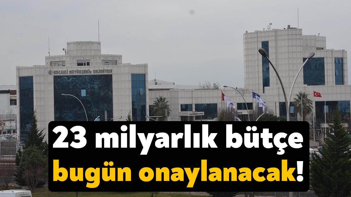 Kocaeli Büyükşehir Belediye Meclisi’nin kasım ayı toplantısı ikinci birleşimi bugün