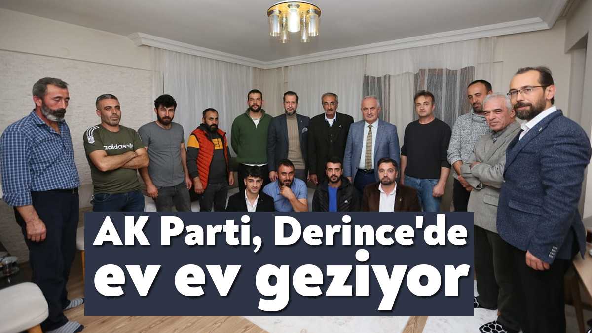 Derince Belediye Başkanı Zeki Aygün ve AK Parti Derince İlçe