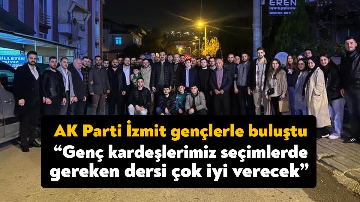 AK Parti İzmit İlçe Başkanı Av. Ali Güney, Gençlik Kollarının