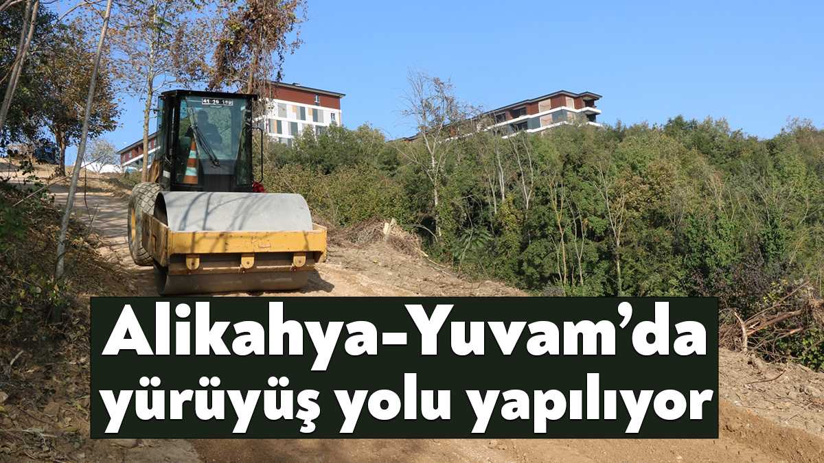 Kocaeli Büyükşehir ekipleri, Alikahya Yuvam Akarca Yürüyüş Yolu ve Çevre
