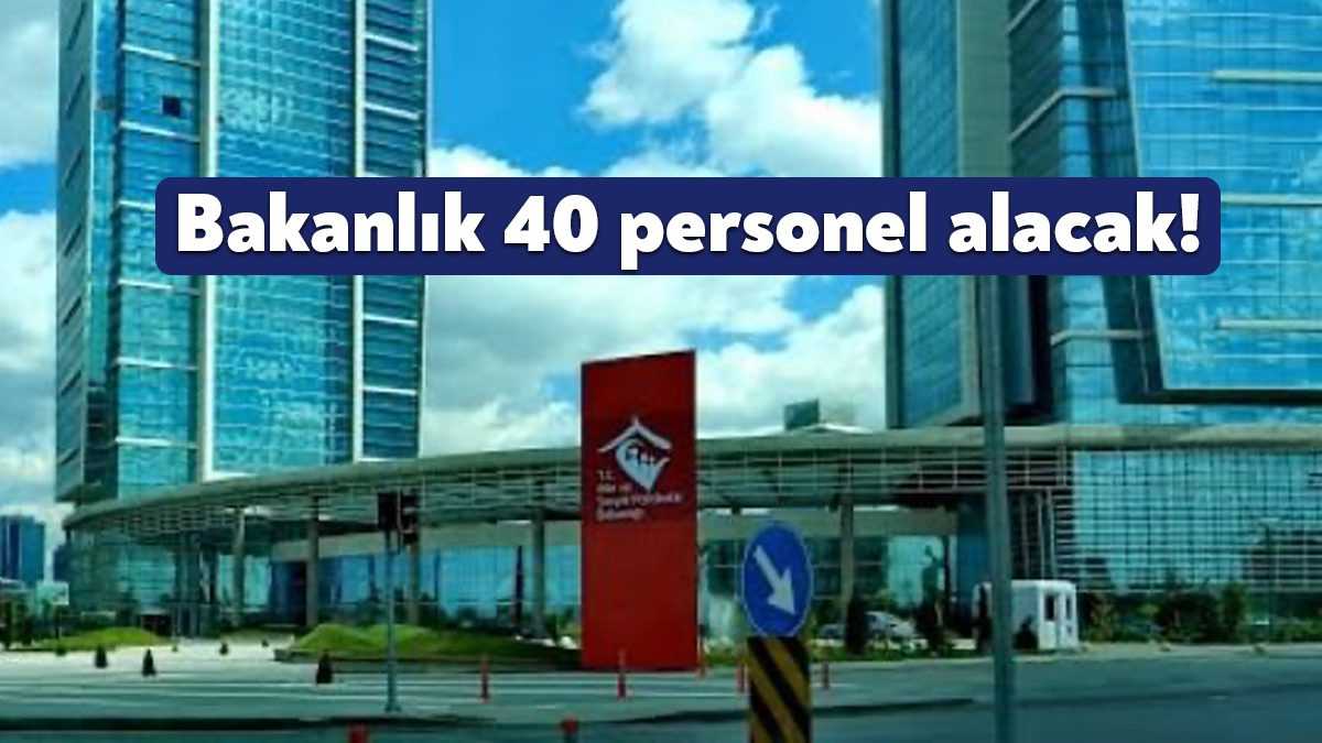 Aile ve Sosyal Hizmetler Bakanlığı 40 uzman yardımcısı istihdam edecek.