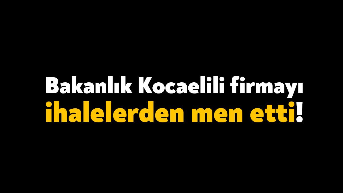 Çevre, Şehircilik ve İklim Değişikliği Bakanlığı Kocaeli'de faaliyet gösteren Mila