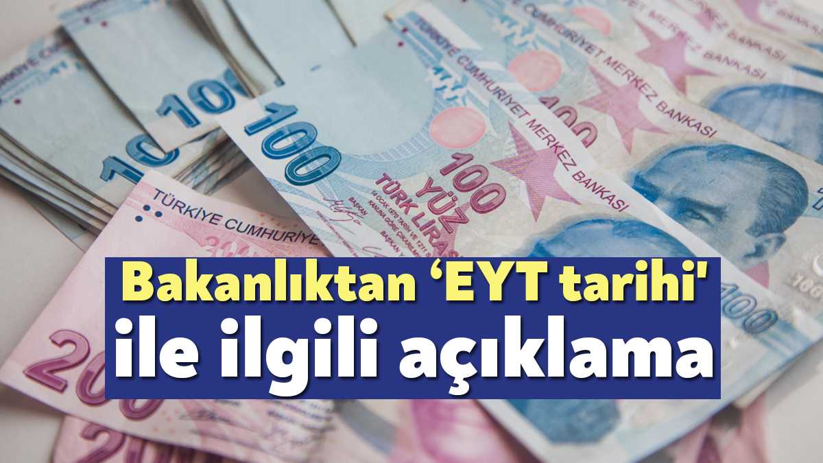 Emeklilikte yaşa takılanlar (EYT) düzenlemesinde tarihin netleştiği yönündeki haberler üzerine
