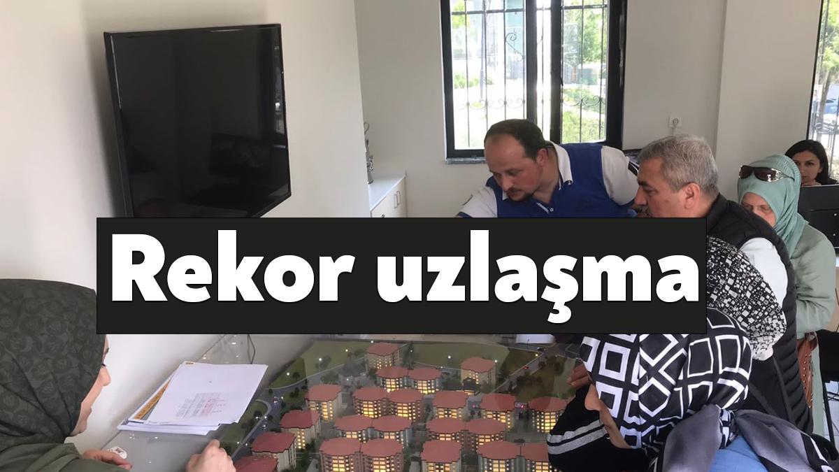 Körfez Barbaros Mahallesi Riskli Alan Projesinde sona geliniyor. Projede rekor