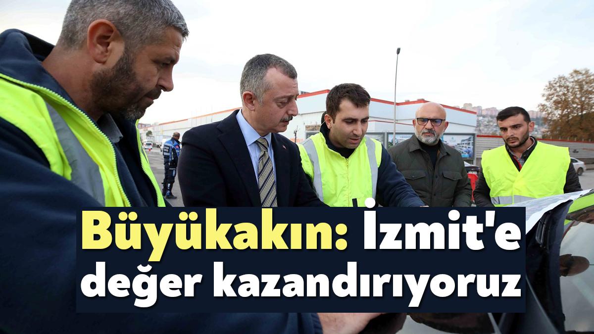 Kocaeli Büyükşehir Belediye Başkanı Tahir Büyükakın, Kandıra sapağından İstanbul istikametine