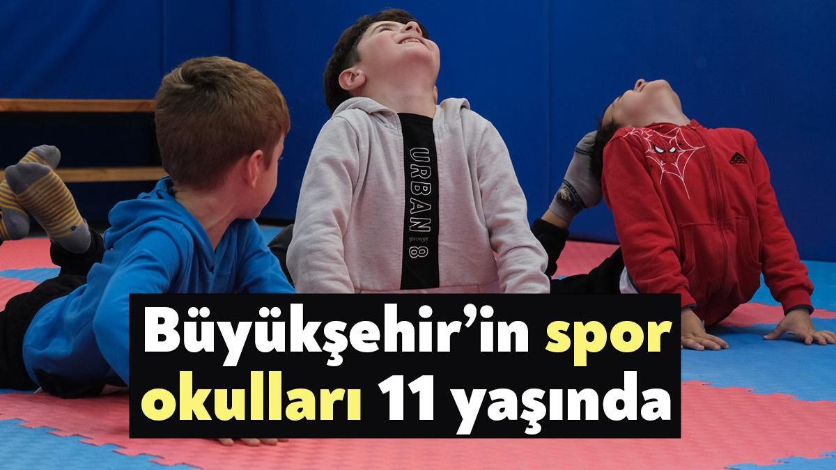 Büyükşehirin Ücretsiz Spor Okulları’nda çalışmalar tüm hızıyla sürerken 11 yılda