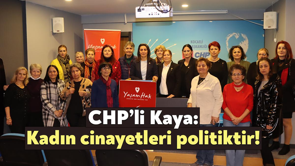 CHP Kadın Kolları tarafından 25 Kasım Kadına Yönelik Şiddete Karşı
