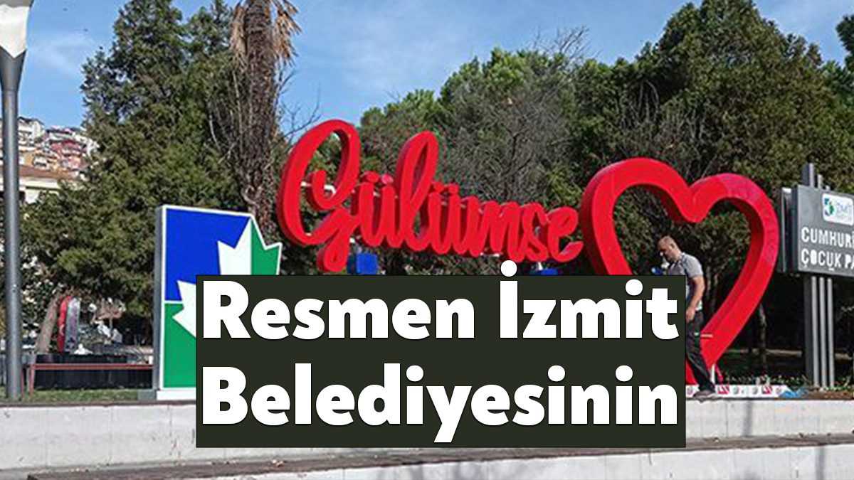 Tartışmalara neden olan Cumhuriyet Parkı, İzmit Belediyesi’ne tahsisi İzmit Belediyesi