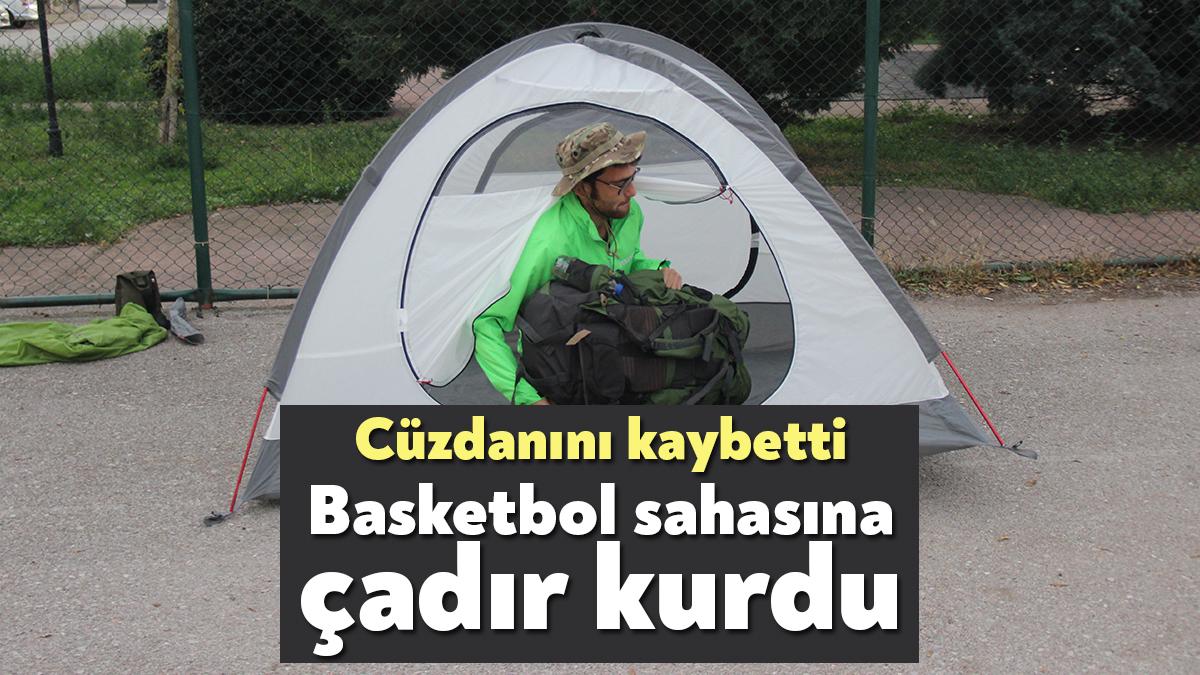 İstanbul'dan Sakarya'ya kamp yapmak için giden genç, Kocaeli'ye geldiğinde cüzdanını
