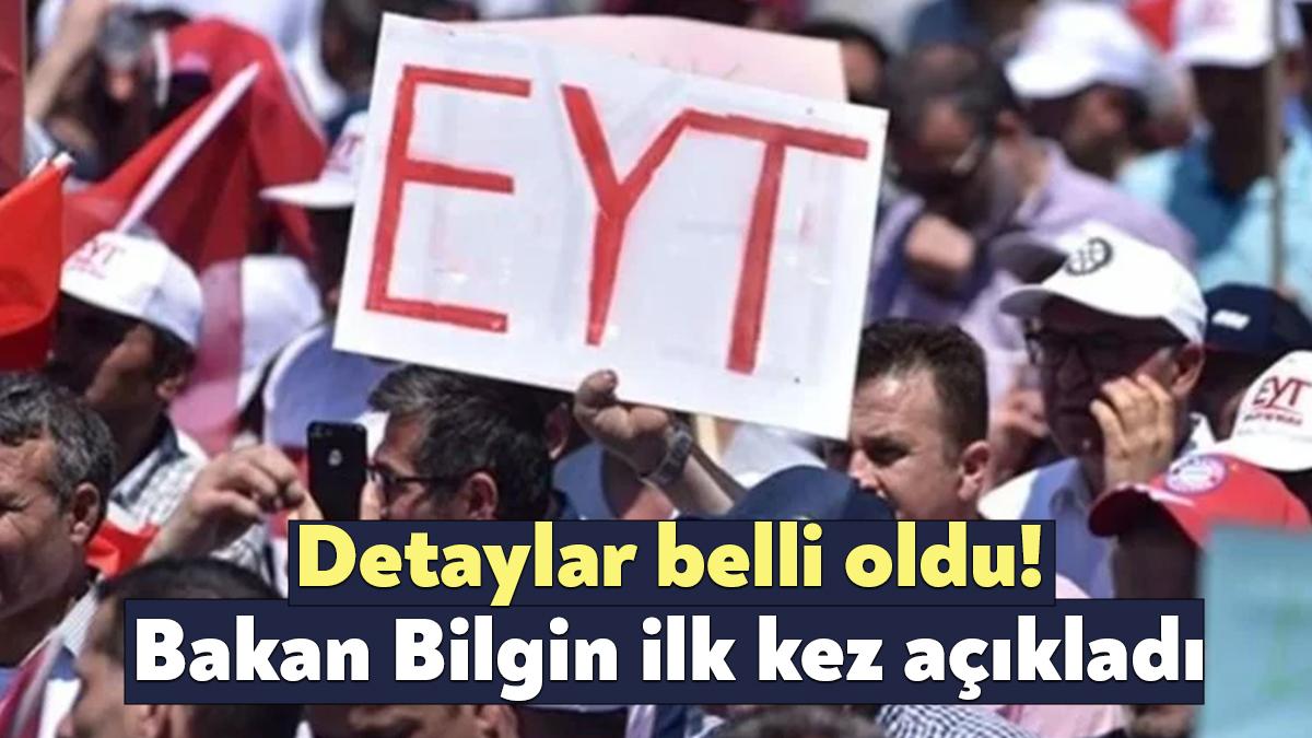 Çalışma ve Sosyal Güvenlik Bakanı Vedat Bilgin, Emeklilikte Yaşa Takılanlar