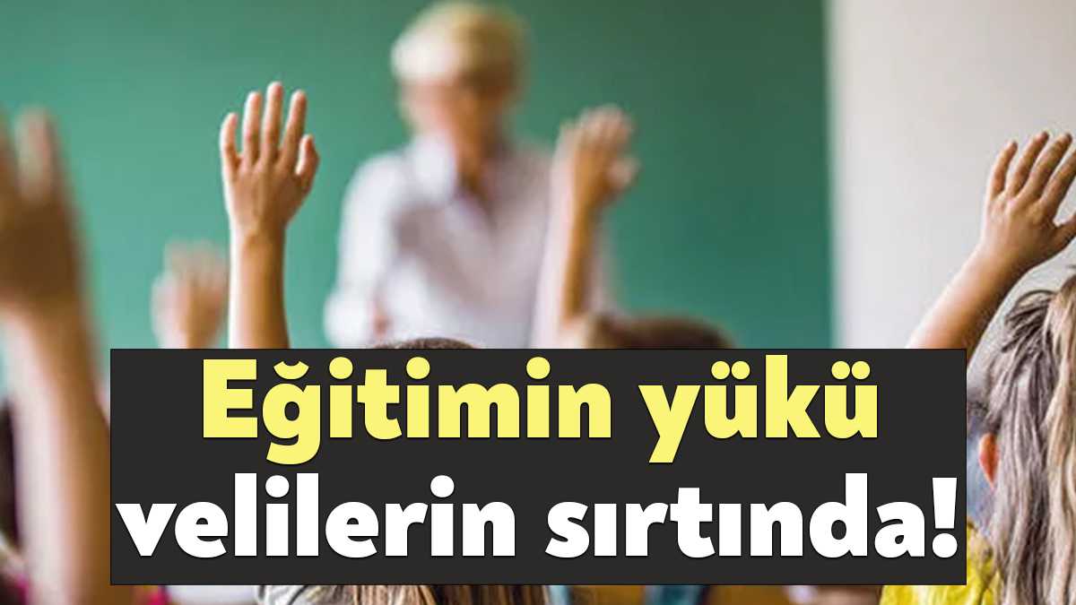 Türkiye eğitime aktarılan kamu kaynağında OECD ortalamalarının gerisinde. Durum veliler