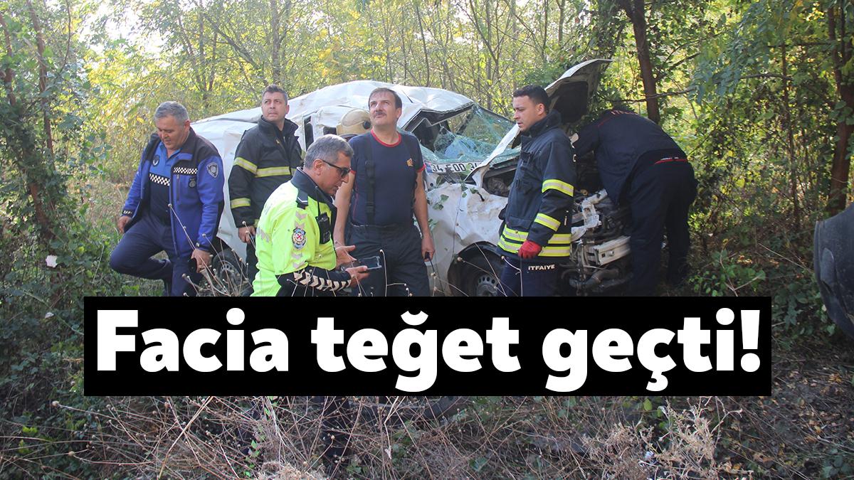 Kocaeli'nin Başiskele ilçesinde park edilen hafif ticari araç, yaklaşık