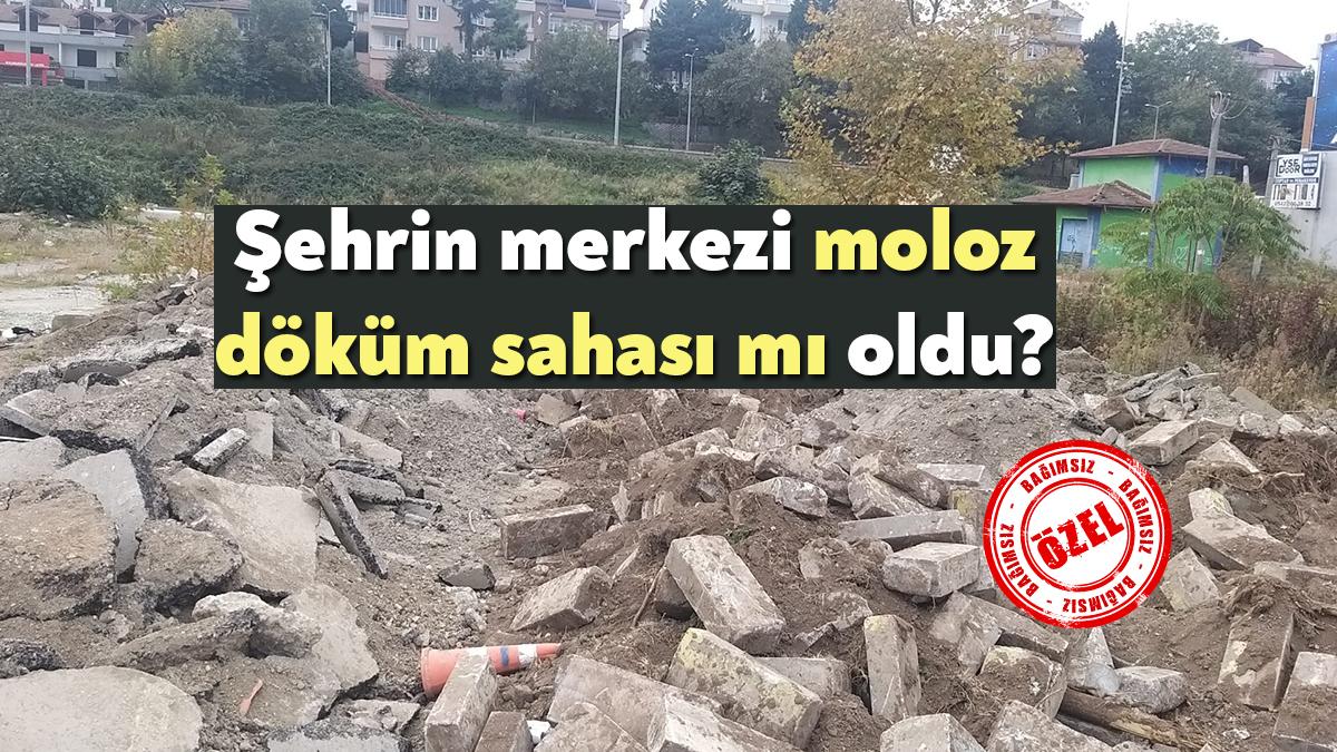 Gölcük Küçük Sanayi Sitesi’nin taşınmasının ardından şehir içindeki alan moloz