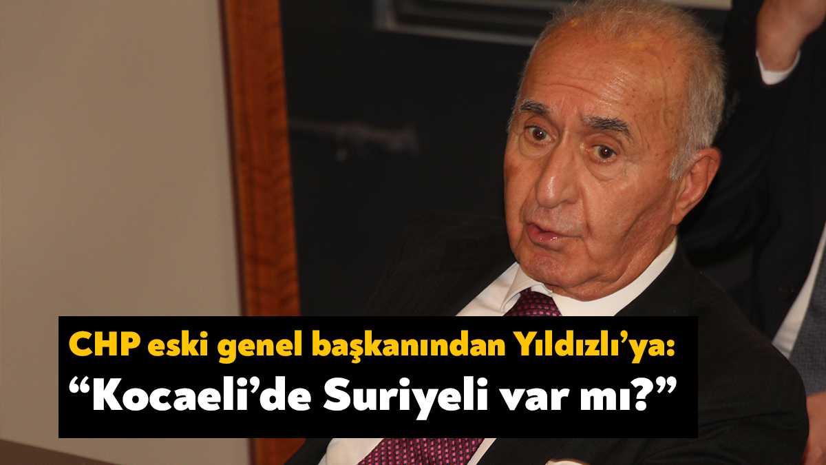 CHP eski Genel Başkanı ve eski Bakan Hikmet Çetin Kocaeli’ye