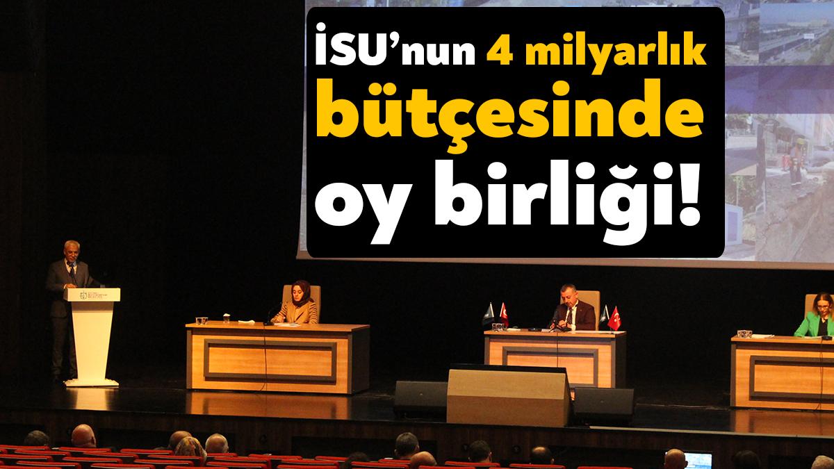 İSU Genel Kurulu’nda konuşan CHP Grup Başkanvekili Engin Taşdemir, bütçe
