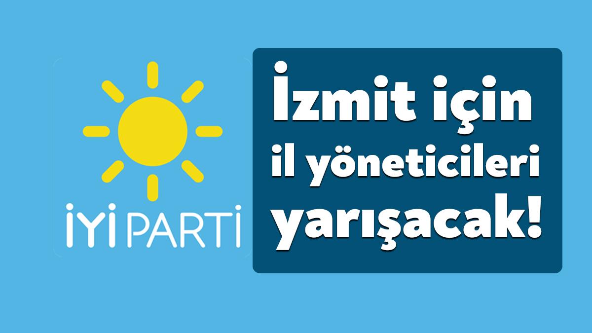 İYİ Parti İzmit İlçe Kongresi bugün gerçekleştirilecek. Kongrede İl Başkan