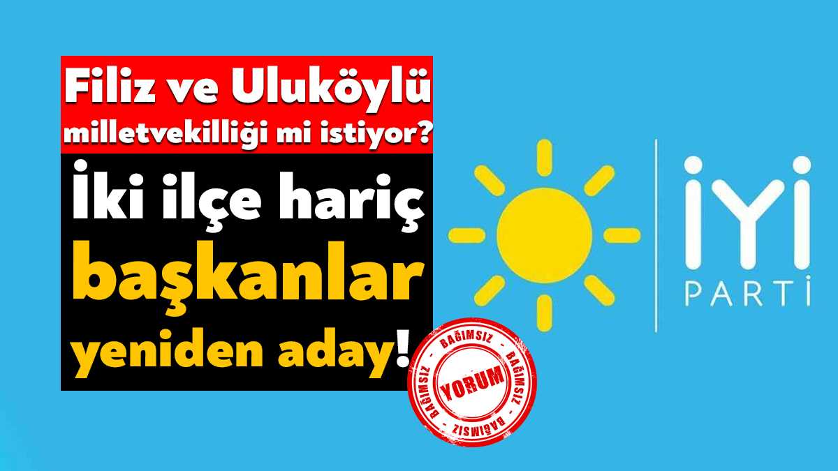 İYİ Parti Kocaeli’de 10 ilçe başkanı, ilçeye yeniden aday olduklarını
