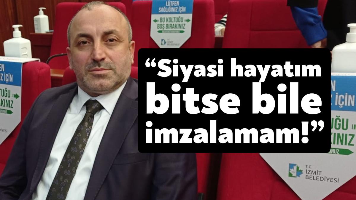 MHP İzmit Belediye Meclis Üyesi İlker Kazan, İzmit Belediyesi'nin vatandaşın
