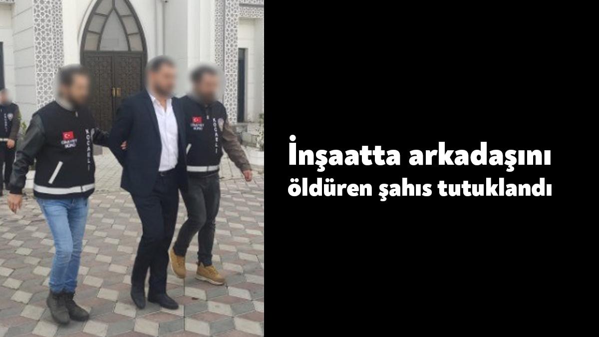 Kocaeli’nin Derince ilçesinde Ahmet Zeki Eren'i inşaat halindeki binanın ofisinde