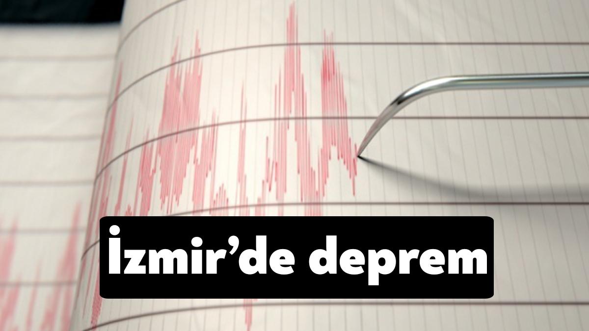 İzmir'de, merkez üssü Gaziemir ilçesi olmak üzere, Richter ölçeğine göre