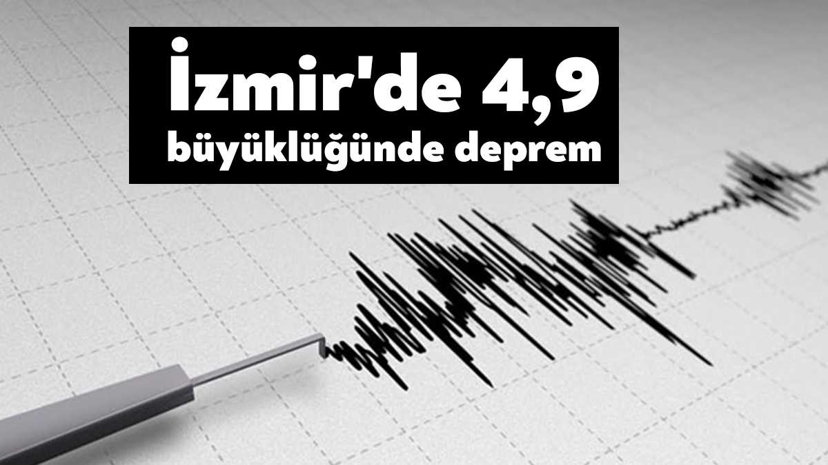 İzmir'in Buca ilçesinde 4,9 büyüklüğünde deprem meydana geldi.