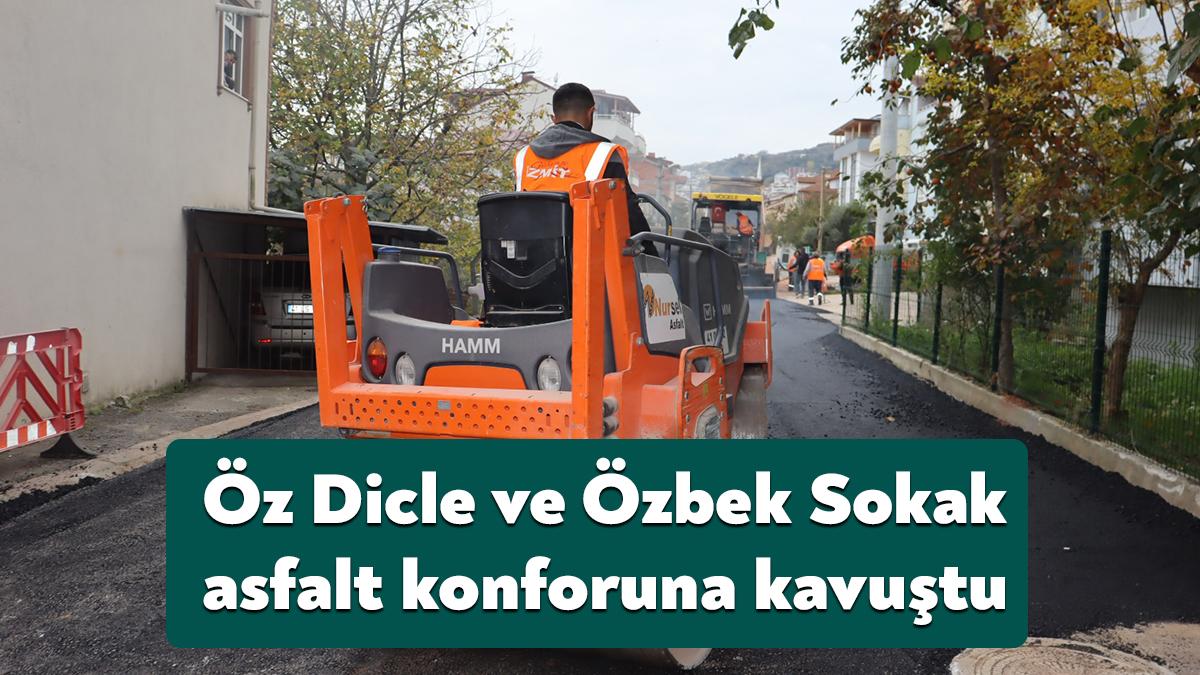 İzmit Belediyesi Fen İşleri Müdürlüğü ekipleri, Tepeköy Mahallesi Öz Dicle