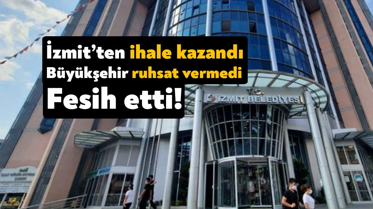 İzmit Belediyesi encümen toplantısında 19 bin 500 TL teklifle 3