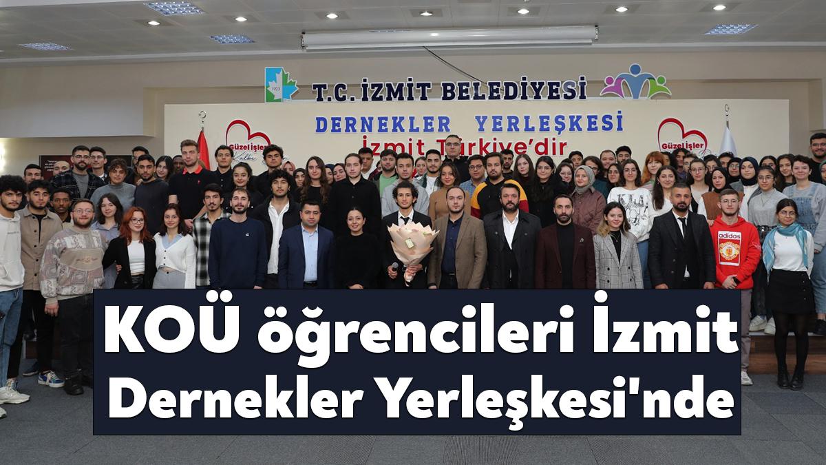 KOÜ Erasmus Kulübü ve KOÜ Kulüp Temsilcileri, İzmit Dernekler Yerleşkesi’nde