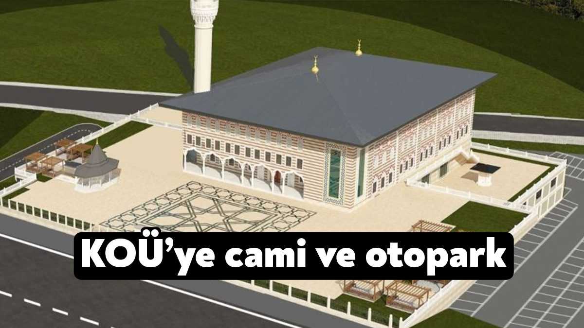 Kocaeli Büyükşehir Belediyesi, Kocaeli Üniversitesi Umuttepe Kampüsü’nün kullanımı için cami