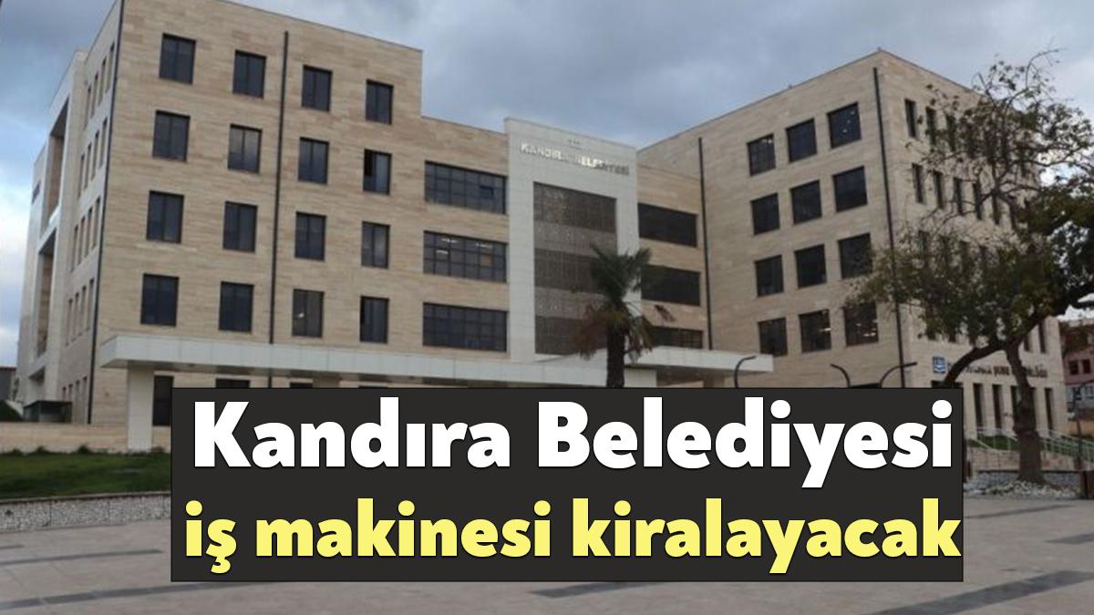 Kandıra Belediyesi Fen İşleri Müdürlüğü kullanımı için 16 adet iş