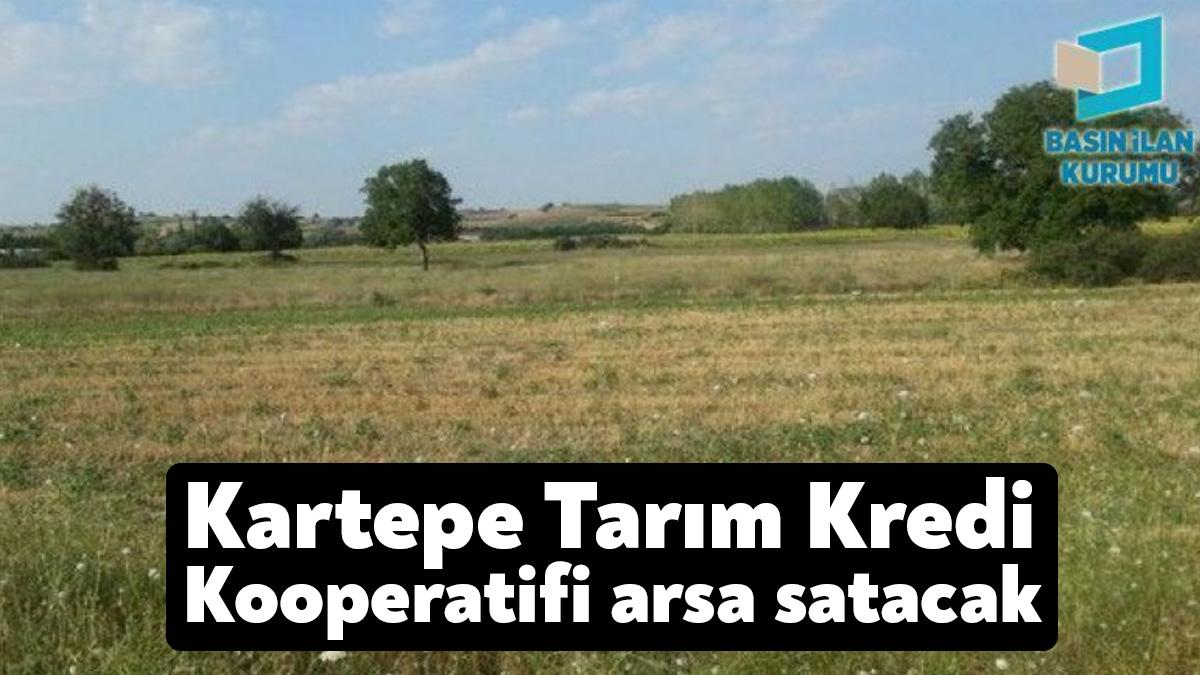 Kartepe Tarım Kredi Kooperatifi'ne ait 73 metrekare büyüklüğündeki arsa satışa