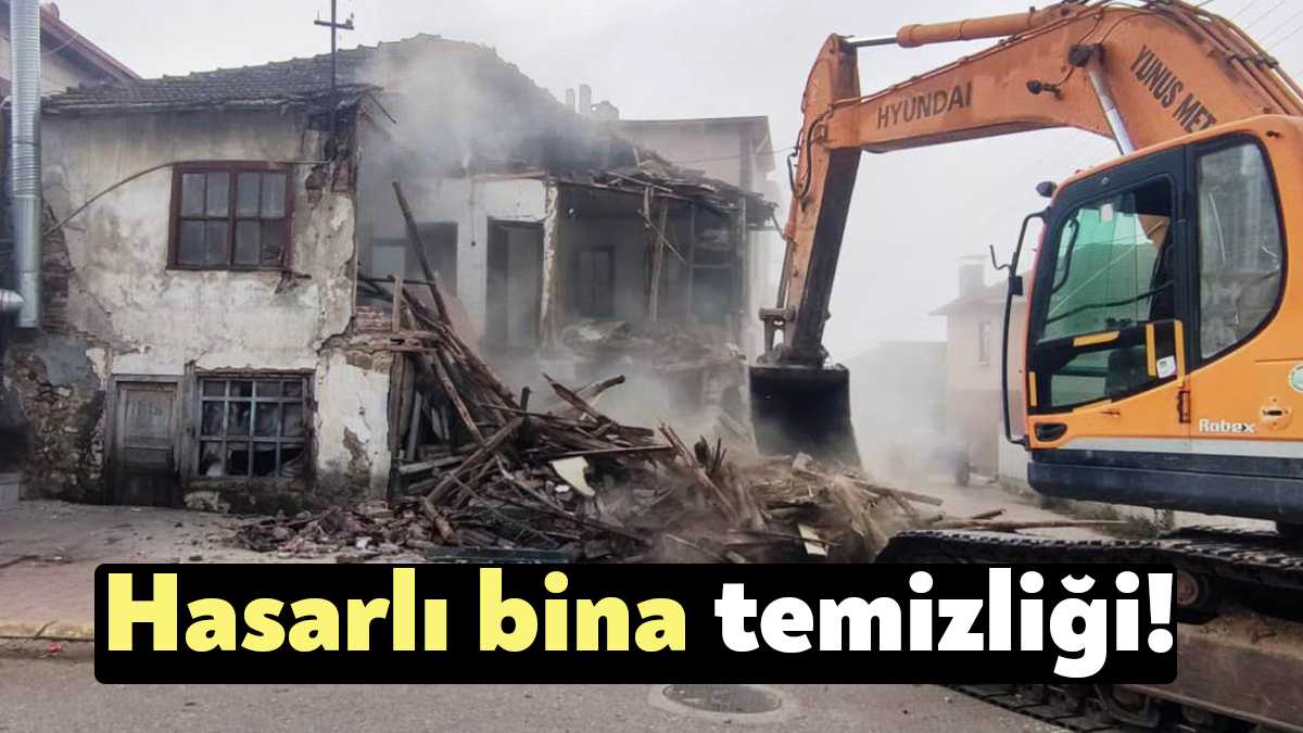 Kartepe Belediyesi planlı, programlı olarak başladığı ilçe genelindeki orta hasarlı