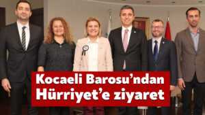 Fatma Kaplan Hürriyet, Baro Başkanı Mehmet Gül’ü konuk etti