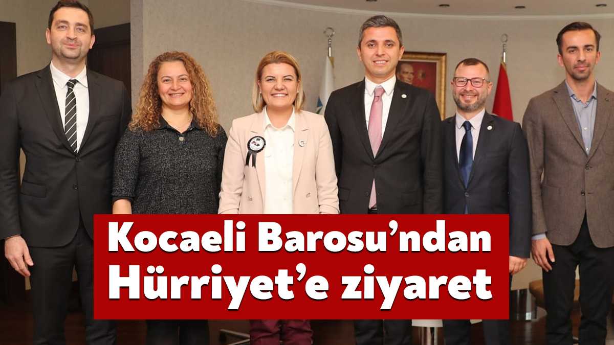 İzmit Belediye Başkanı Fatma Kaplan Hürriyet, Kocaeli Baro Başkanı Mehmet