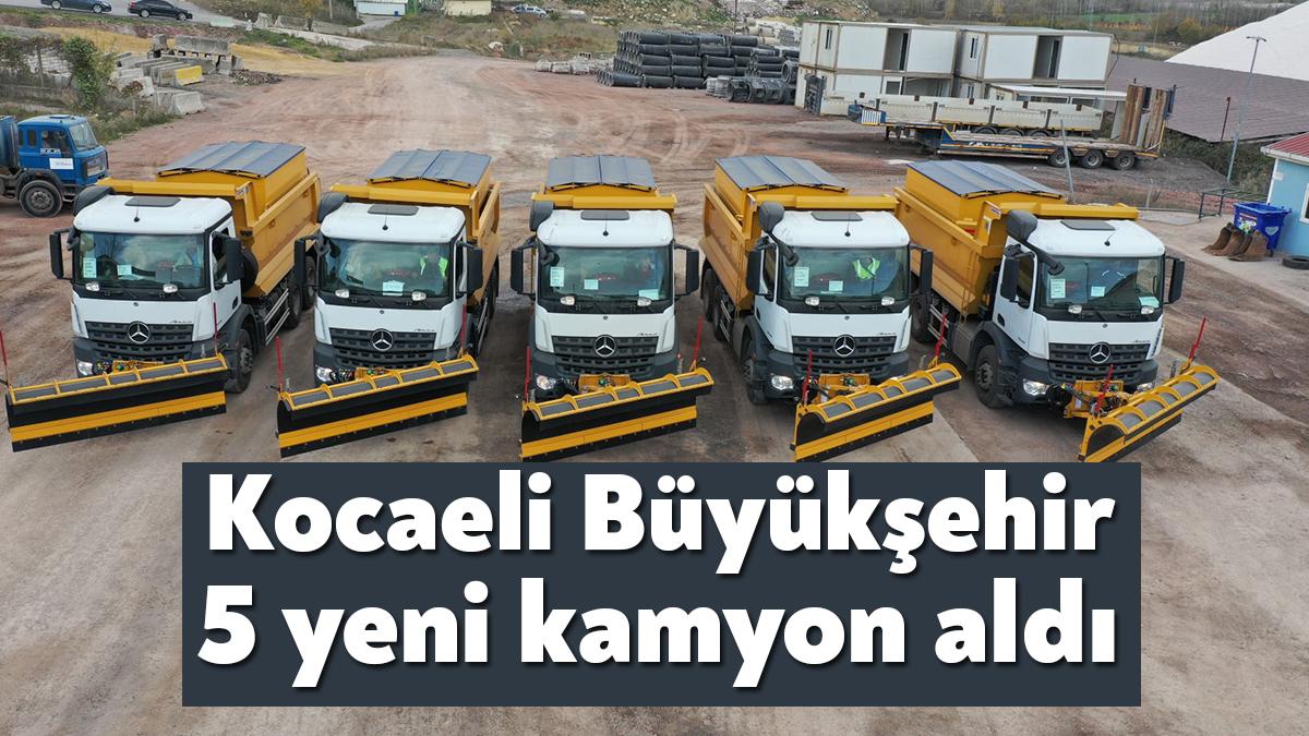 Kocaeli Büyükşehir Belediyesi, Solaklar Makine Parkındaki araç filosuna 5 adet