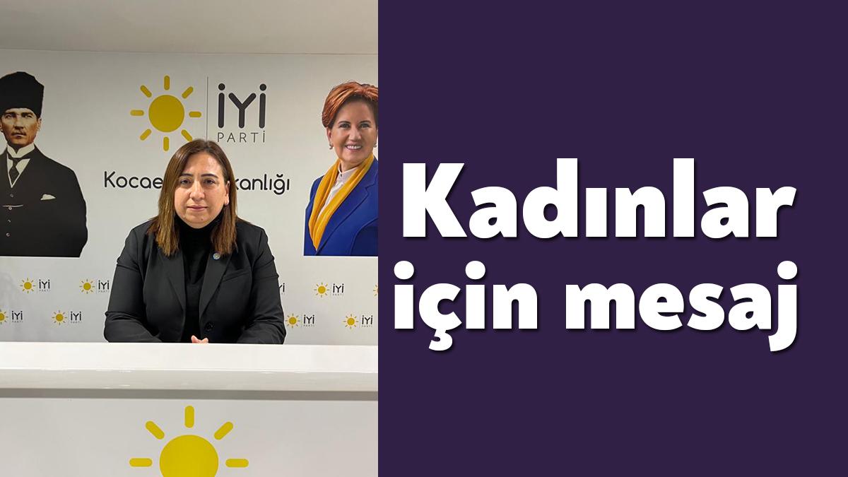 İYİ Parti Kocaeli Kadın Politikalarından Sorumlu İl Başkan Yardımcısı Yasemin