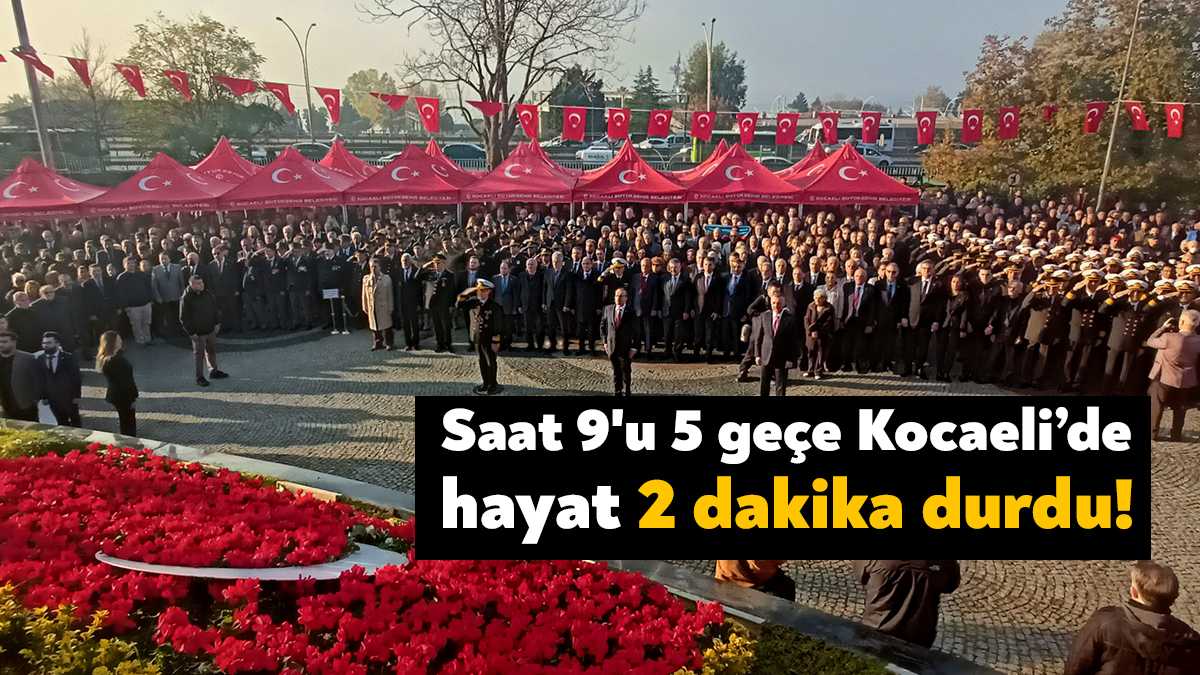 Gazi Mustafa Kemal Atatürk’ün vefatının 84’üncü yılı nedeniyle İzmit Kültür