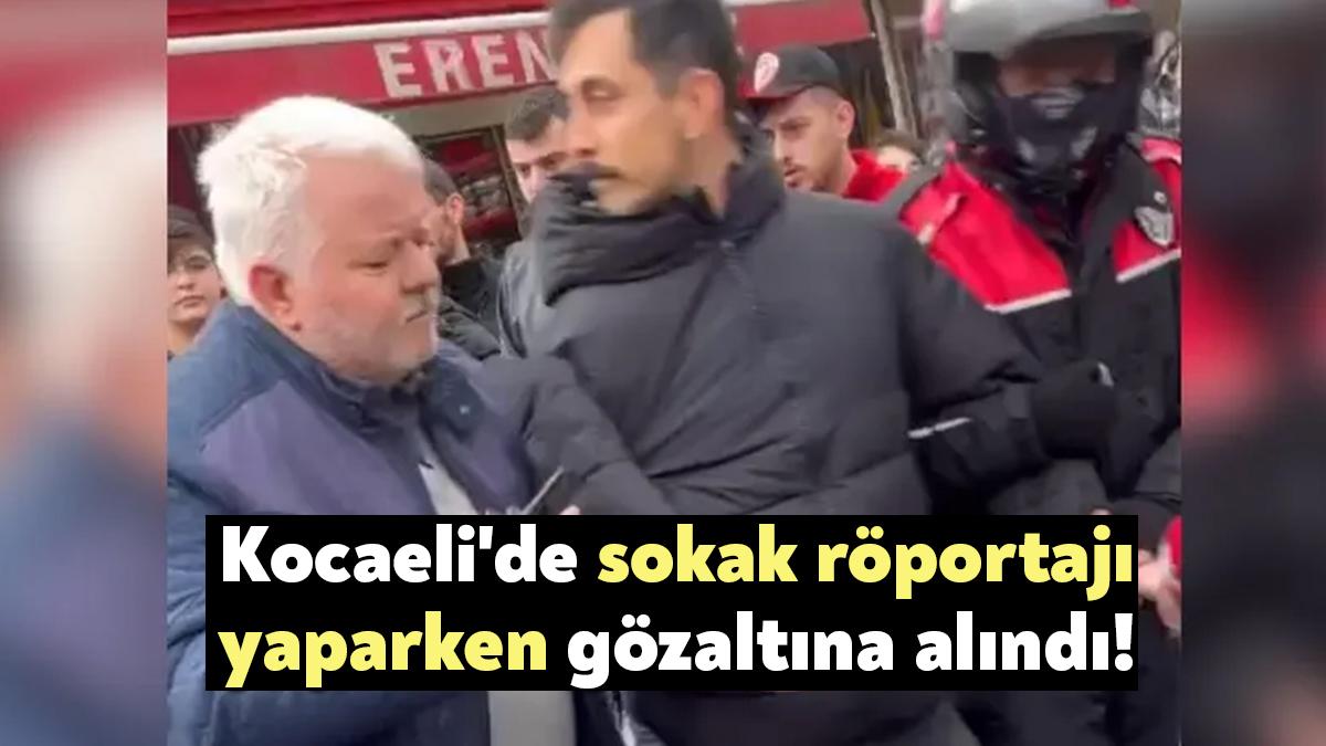Sokak röportajı yaptığı sırada gözaltına alınan Mehmet Koyuncu daha sonra
