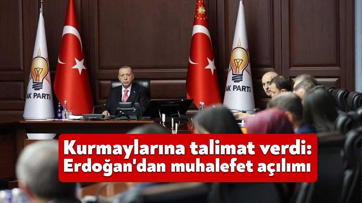 Cumhurbaşkanı ve Ak Parti Genel Başkanı Recep Tayyip Erdoğan'ın kurmaylarına