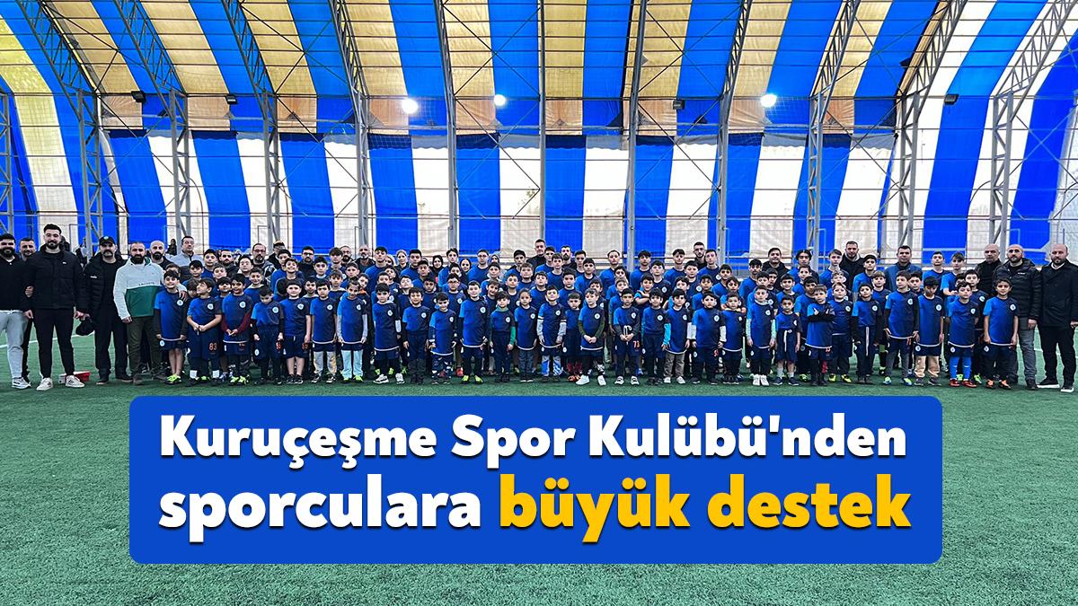 İzmit Kuruçeşme Spor Kulübü 266 futbol akademisi sporcusuna ücretsiz forma,