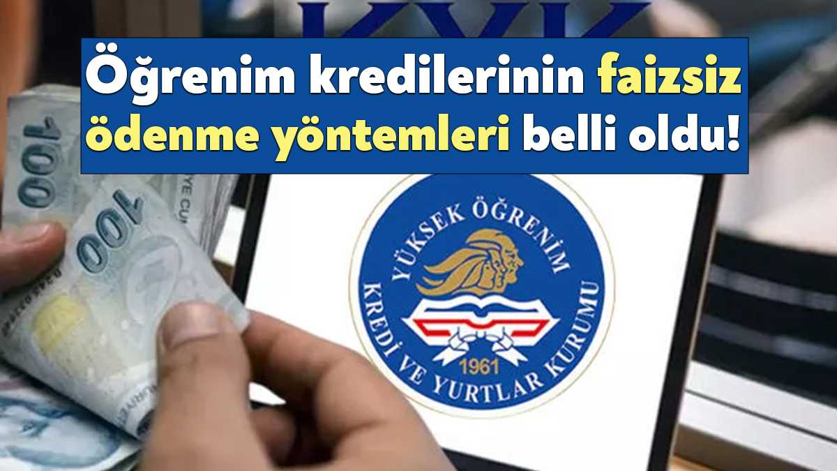 Yüksek Öğrenim Kredi ve Yurt Hizmetleri Kanunu'nda yapılan değişiklikle, öğrenim