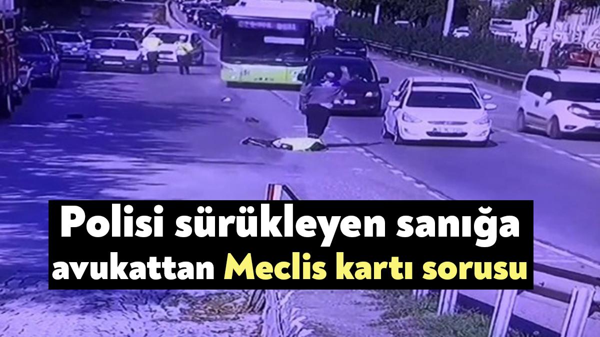  Kocaeli'de uygulama noktasından otomobiliyle kaçmaya çalışırken kendisini durdurmaya çalışan polis