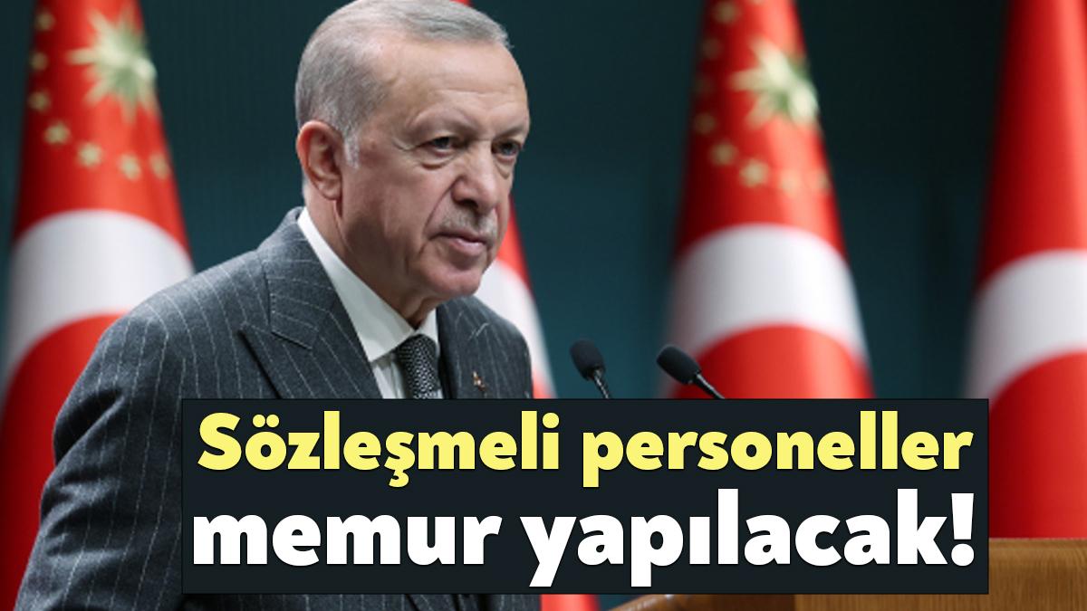 Kabine toplantısı sonrası emeklilikte yaşa takılanlar (EYT) ve sözleşmeli personelle