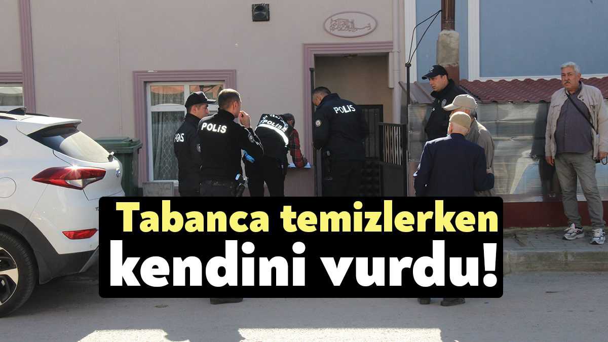 Kocaeli'nin Körfez ilçesinde 21 yaşındaki genç, temizlediği tabancanın kazayla ateş